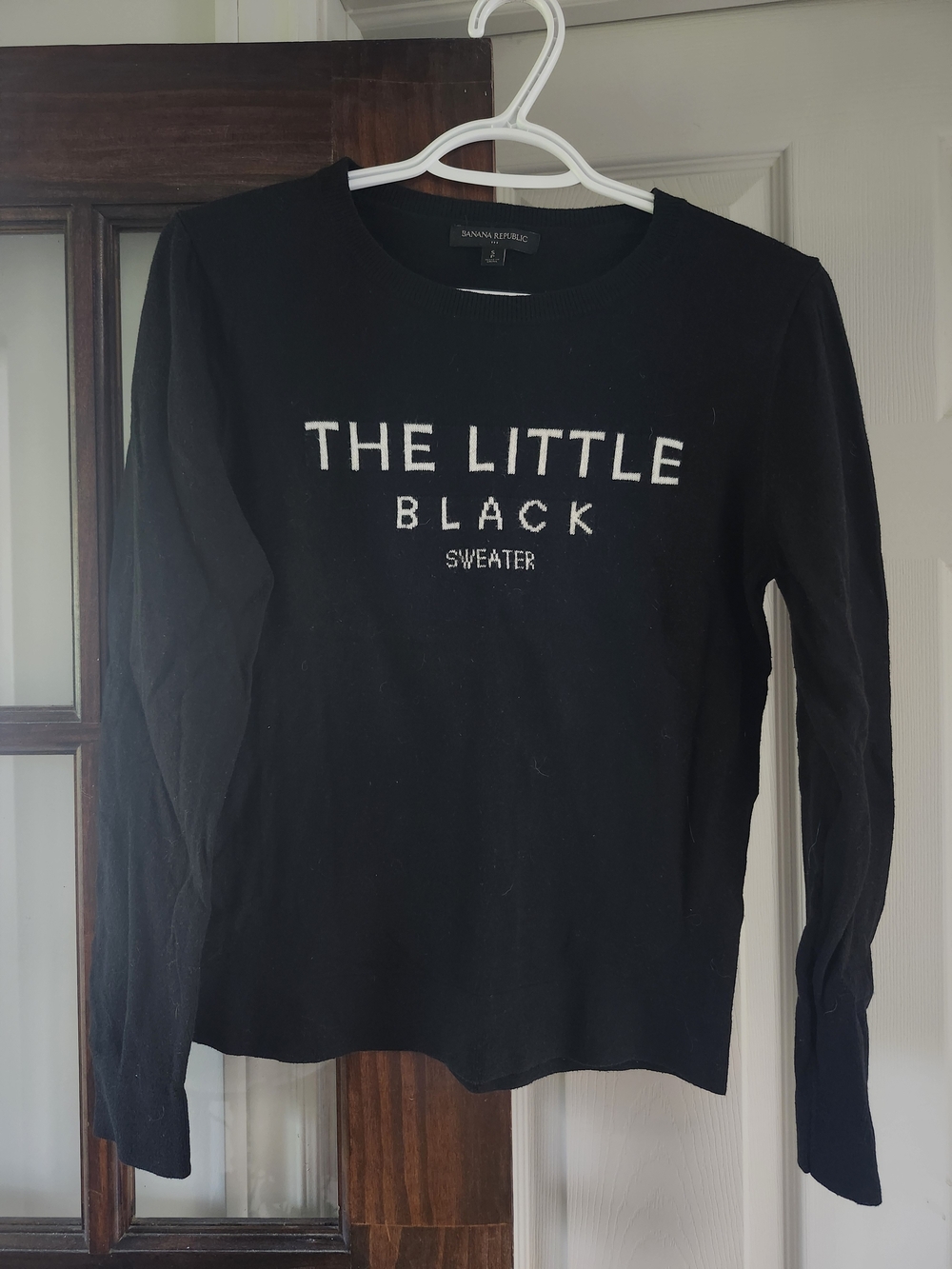 Banana Republic Black Crewneck Sweater